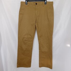 7 Diamonds Pants Mens 34x30 Khaki Tan Performance Chino Golf Lightweight Stretch